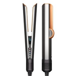 Dyson Airstrait hair Straightener for wet or dry hair in Silver & Copper